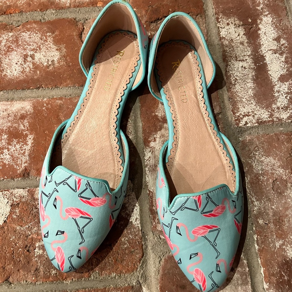 Restricted D' Orsay flamingo flats